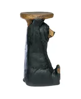 Design Toscano Black Forest Bear Pedestal Table