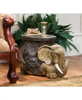 Design Toscano the Sultans Elephant Sculptural Side Table