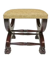 Design Toscano Renaissance Curulis Ottoman Stool