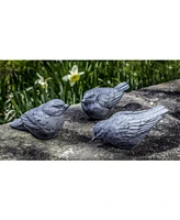 Campania International Trio D'Oiseaux Garden Statue, Set of 3