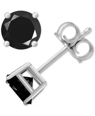 And Now This Glass Stone Stud Earrings in Silver-Plate