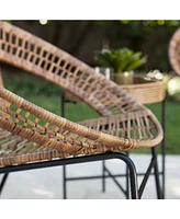 Southern Enterprises Marley Indoor or Outdoor 3 Piece Bistro Set