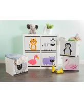 Design Imports Zebra Storage Cube