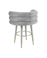 Tov Furniture Betty Velvet Counter Stool