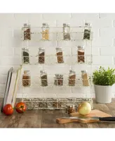 Design Imports 4 Row Chicken Wire Spice Rack