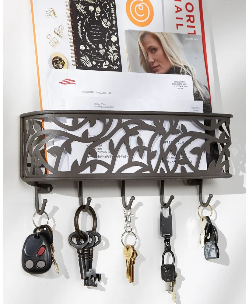 Design Imports Large Wall Mount Mail Key Organizer