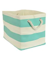 Design Imports Paper Bin Stripe Rectangle