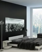 Empire Art Direct My New York Frameless Free Floating Tempered Art Glass Wall Art by Ead Art Coop, 36" x 72" x 0.2"