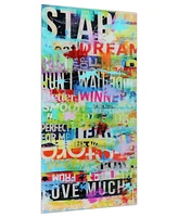 Empire Art Direct Dream Big Frameless Free Floating Tempered Art Glass Abstract Wall Art by Ead Art Coop, 72" x 36" x 0.2"