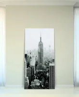 Empire Art Direct Empire Frameless Free Floating Tempered Art Glass Wall Art by Ead Art Coop, 72" x 36" x 0.2"