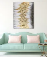 Empire Art Direct Gold Frequency Textured Metallic Hand Painted Wall Art by Martin Edwards, 30" x 40" x 1.5"