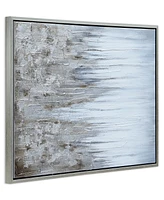 Empire Art Direct Iceberg Textured Metallic Hand Painted Wall Art by Martin Edwards, 40" x 30" x 1.5"