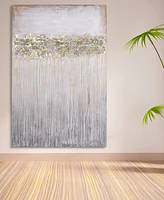 Empire Art Direct Dust Textured Metallic Hand Painted Wall Art by Martin Edwards, 60" x 40" x 1.5"