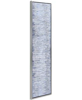 Empire Art Direct Gray Field Textured Metallic Hand Painted Wall Art by Martin Edwards, 20" x 72" x 1.5"