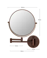 Ovente Wall Mounted Vanity Makeup Mirror