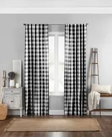 Farmhouse Buffalo Check 52" x 95" Curtain Panel