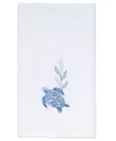 Avanti Caicos Sea Turtles Cotton Fingertip Towel, 11" x 18"