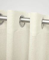 Exclusive Home Curtains Miami Textured Indoor - Outdoor Grommet Top Curtain Panel Pair, 54" x 108"