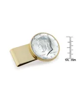 Men's American Coin Treasures Jfk Half Dollar Stainless Steel Coin Money Clip