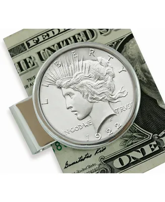 Men's American Coin Treasures Sterling Silver Peace Coin Money Clip