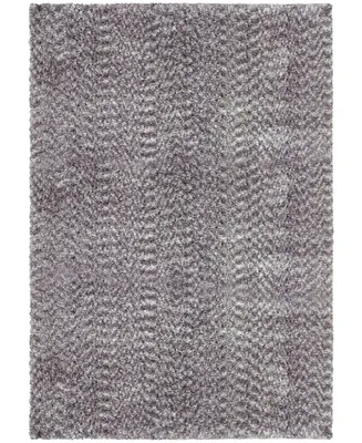 Orian Cotton Tail Solid Gray 7'10" x 10'10" Area Rug