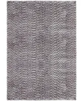 Orian Cotton Tail Solid Gray 7'10" x 10'10" Area Rug