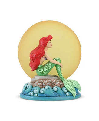 Jim Shore Ariel Sitting On Rock Figurine