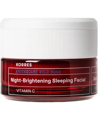 Korres Apothecary Wild Rose Night-Brightening Sleeping Facial, 1.3
