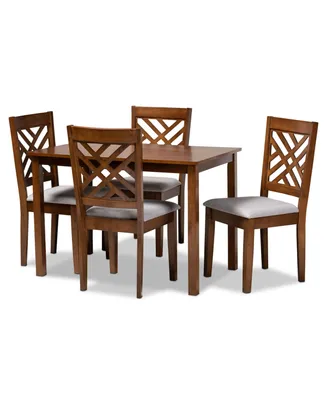 Furniture Caron Upholstered 5 Piece Dining Set