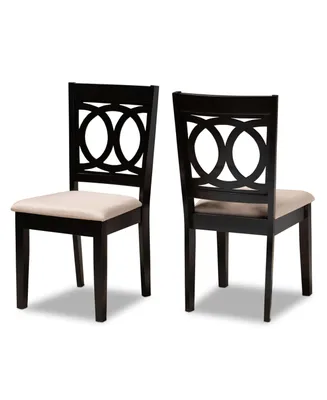 Furniture Lenoir Transitional 2 Piece Dining Chair Set with Seat