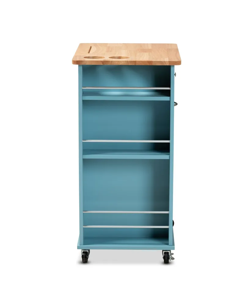 Furniture Liona Modern and Contemporary Kitchen Storage Cart