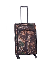 American Flyer Camo Green 5 Piece Spinner Luggage Set