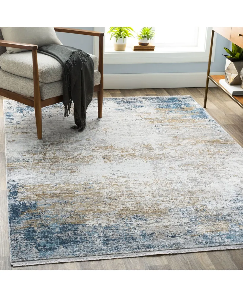 Surya Solar Sor-2301 Mist 3' x 8' Runner Area Rug