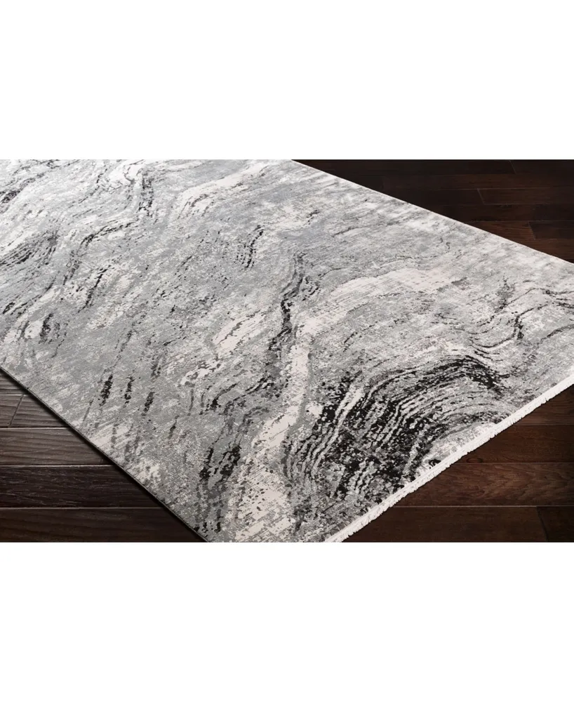 Surya Solar Sor-2309 Charcoal 3' x 5' Area Rug