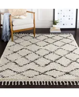 Livabliss Berber Shag Bbe- Charcoal 5'3" x 7'3" Area Rug