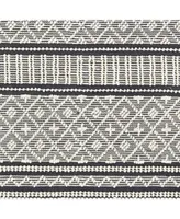 Livabliss Farmhouse Tassels Fts-2300 Charcoal 2'6" x 8' Runner Area Rug