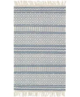 Closeout! Surya Farmhouse Tassels Fts- Denim 9' x 12' Area Rug