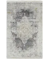 Surya Solar Sor- Charcoal 2' x 3' Area Rug