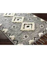 Closeout! Surya Apache Apa- Black 3' x 5' Area Rug