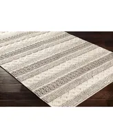 Surya Farmhouse Neutrals Fls-2301 Cream 5' x 7'6" Area Rug