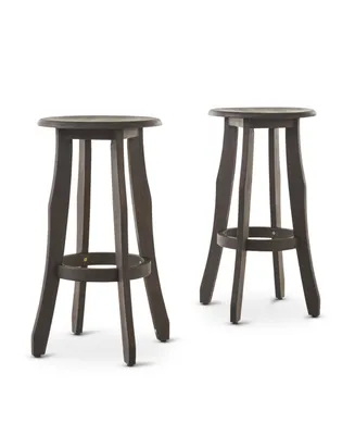 Noble House Ruthie Indoor Barstools, Set of 2