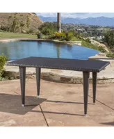 Noble House Virginia Outdoor Rectangular Table