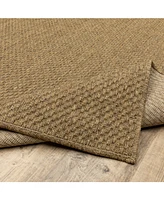 Oriental Weavers Karavia 2160X Tan 6'7" x 9'6" Outdoor Area Rug