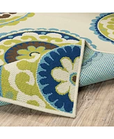 Oriental Weavers Caspian CAS11 3'7" x 5'6" Outdoor Area Rug