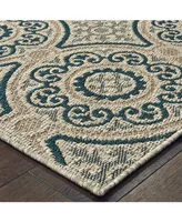 Jhb Design Scope SCO07 6'7" x 9'2" Outdoor Area Rug