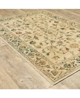 Jhb Design Romeo ROM02 Beige 1'10" x 7'6" Runner Rug