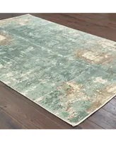 Jhb Design Creation CRE05 Blue 9' x 12' Area Rug