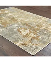 Jhb Design Creation CRE03 Gray 9' x 12' Area Rug