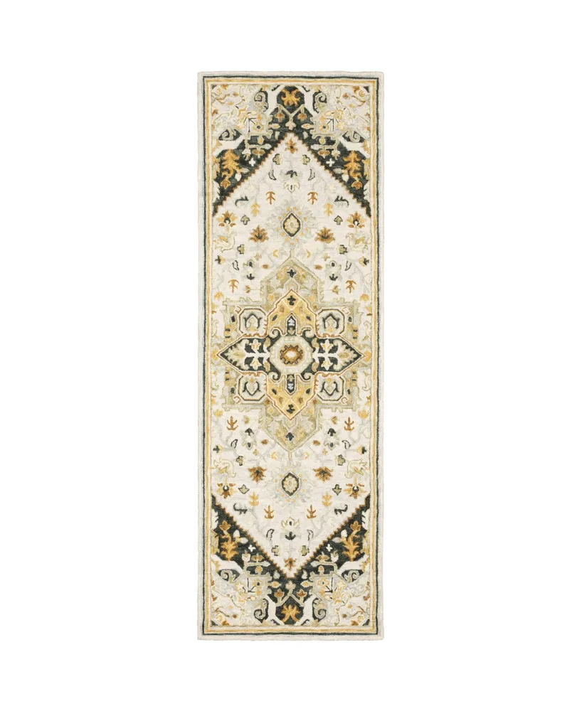 Jhb Design Garden GAR07 Ivory 2'6" x 8' Runner Rug