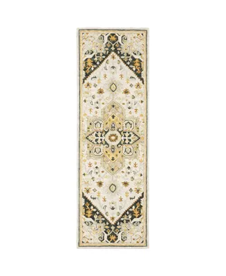 Jhb Design Garden GAR07 Ivory 2'6" x 8' Runner Rug